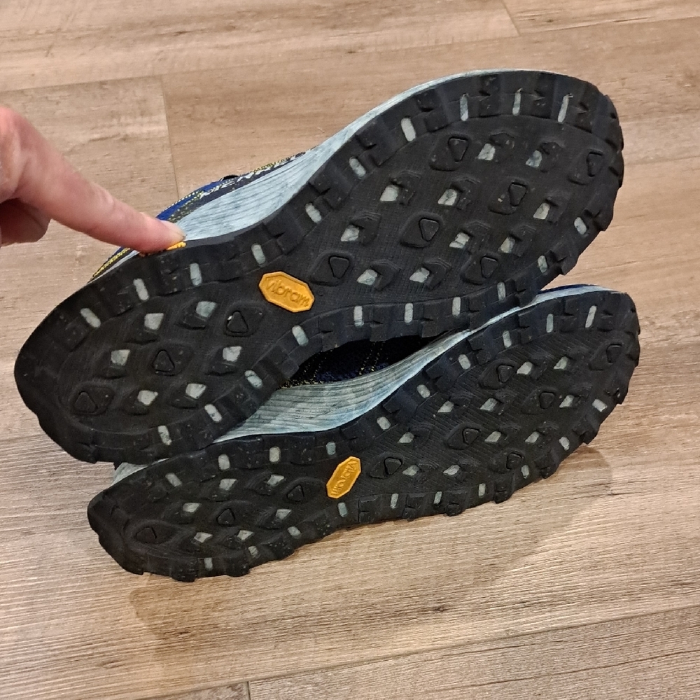 Merrell Blue and Black Athletic Shoes with Cushioned Midsole - Picture 8 of 9